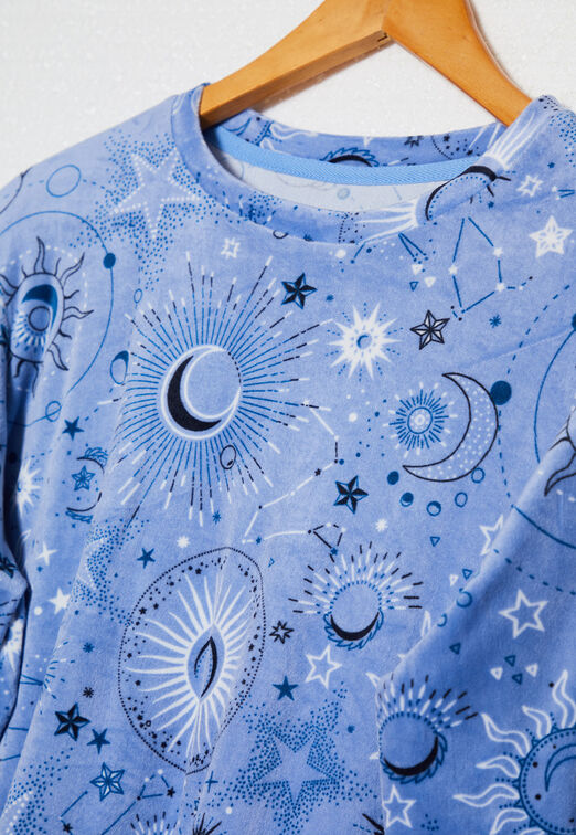 Pijama Mujer Celeste Plush Family Shop